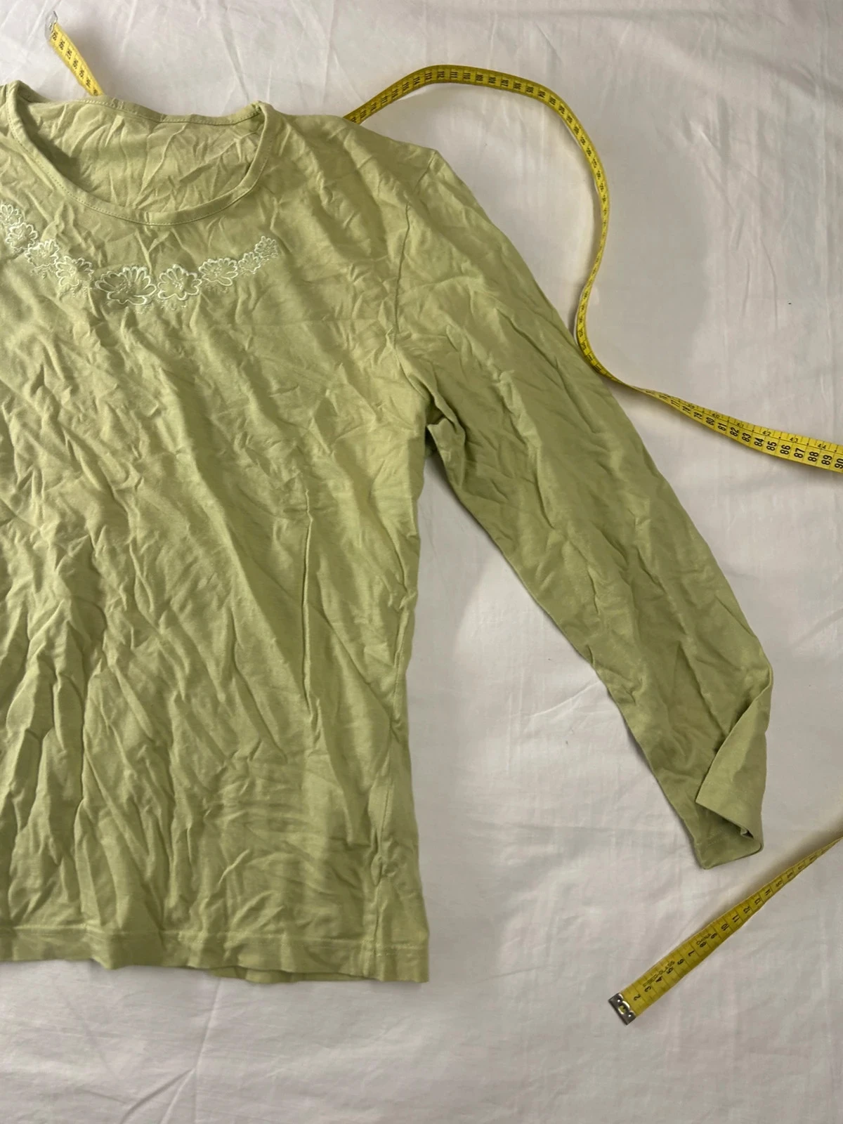 Blusa de gola alta verde maçã – photo 3